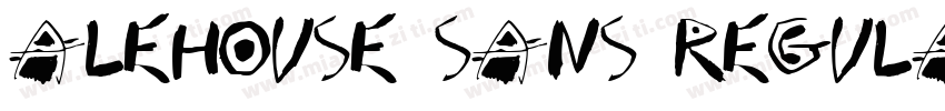 Alehouse Sans Regula字体转换
